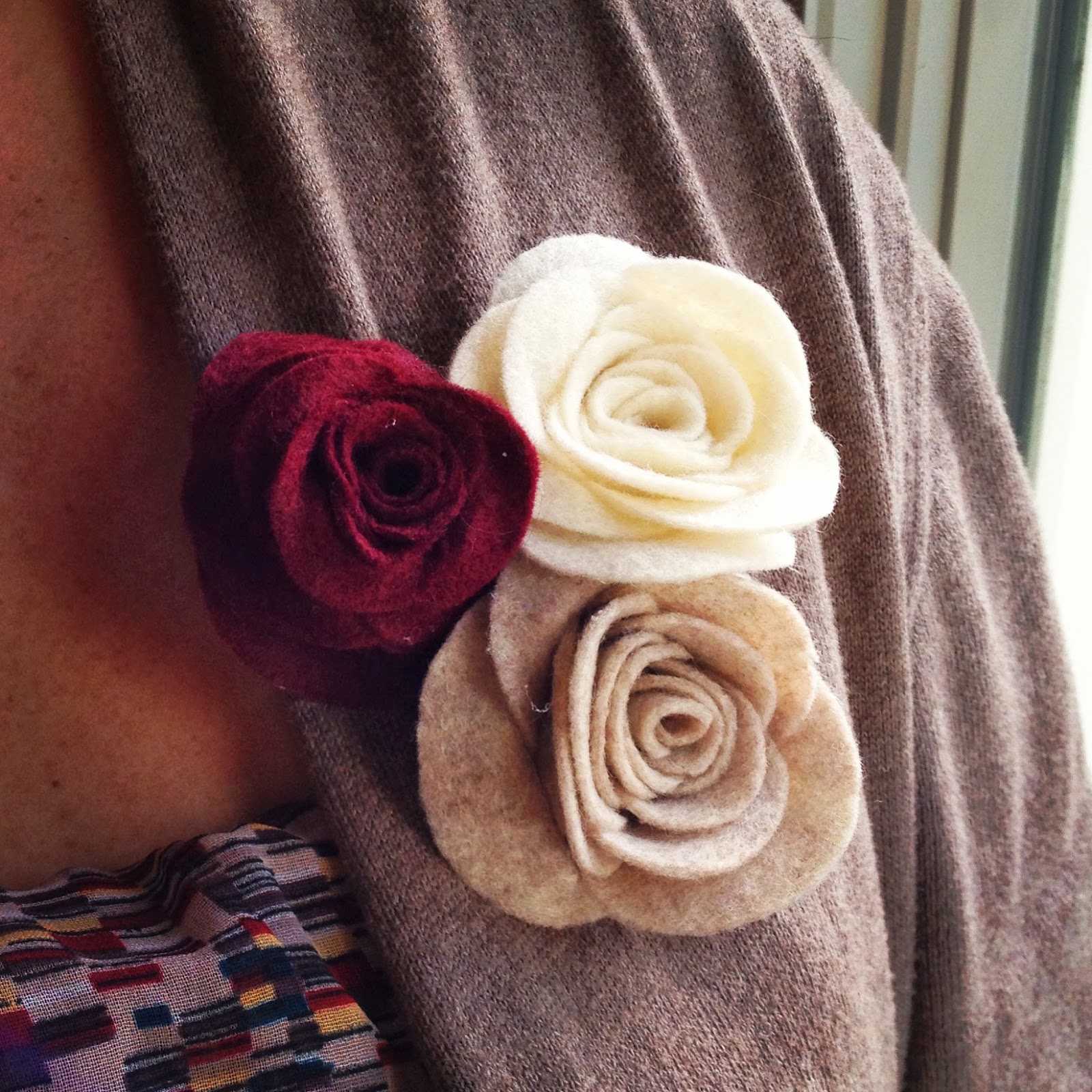 No Sew Easy Felt Flower